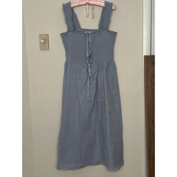 Reformation Light Blue Midi Dress - Picture 2 of 7